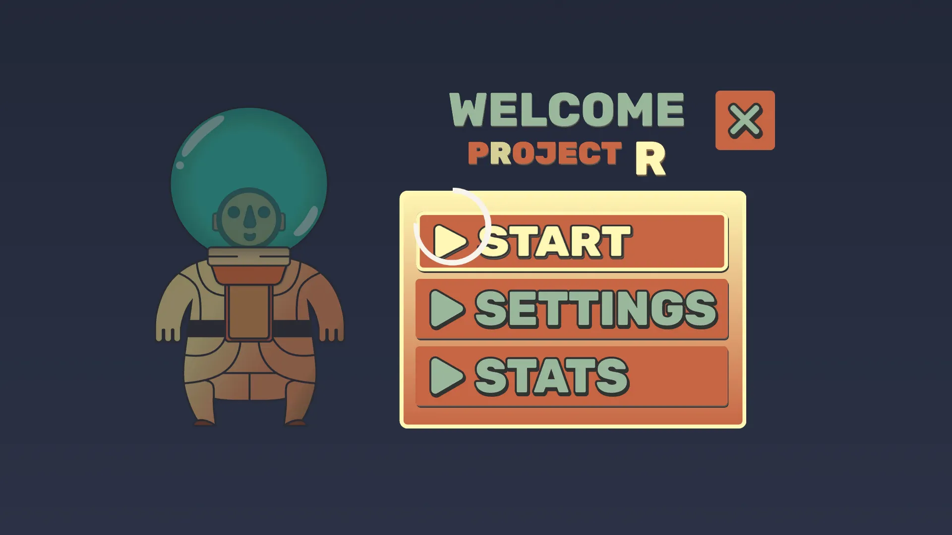 TrAIT rehabilitation game — patient-facing gameplay view with hand-tracked reaching targets